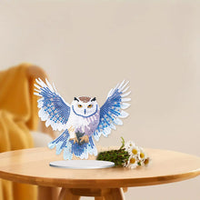 Load image into Gallery viewer, Acrylic Diamond Painting Desktop Ornament for Home Office Desktop Decor (Owl)