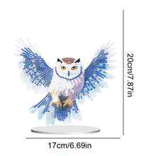 Load image into Gallery viewer, Acrylic Diamond Painting Desktop Ornament for Home Office Desktop Decor (Owl)