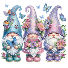 Load image into Gallery viewer, Diamond Painting - Partial Special Shaped - Garden Gnome (30*30CM)