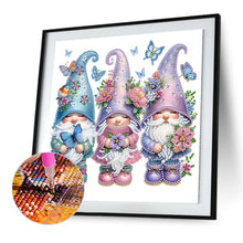 Load image into Gallery viewer, Diamond Painting - Partial Special Shaped - Garden Gnome (30*30CM)