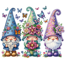 Load image into Gallery viewer, Diamond Painting - Partial Special Shaped - Garden Gnome (30*30CM)