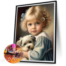 Load image into Gallery viewer, Diamond Painting - Full Round - girl (30*40CM)