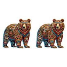 Load image into Gallery viewer, Diamond Painting - Partial Special Shaped - Gorgeous bear (30*30CM)