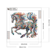 Load image into Gallery viewer, Diamond Painting - Partial Special Shaped - gorgeous horse (30*30CM)