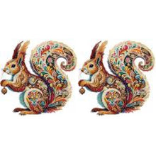 Load image into Gallery viewer, Diamond Painting - Partial Special Shaped - Gorgeous squirrel (30*30CM)