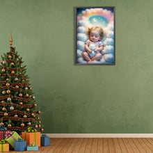 Load image into Gallery viewer, Diamond Painting - Full Round - angel baby (40*60CM)