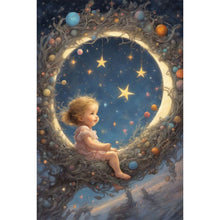 Load image into Gallery viewer, Diamond Painting - Full Round - angel baby (40*60CM)