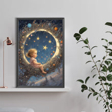 Load image into Gallery viewer, Diamond Painting - Full Round - angel baby (40*60CM)