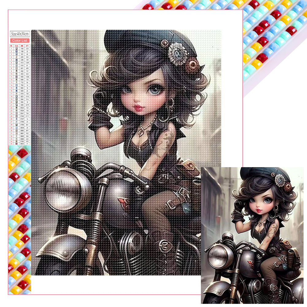 Diamond Painting - Full Square - cool girl (30*40CM)