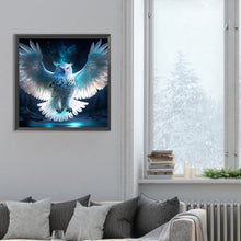 Load image into Gallery viewer, Diamond Painting - Full Round - flying owl (30*30CM)