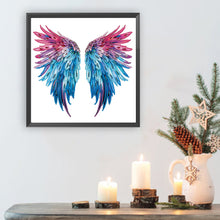 Load image into Gallery viewer, Diamond Painting - Partial Special Shaped - Colorful wings (30*30CM)