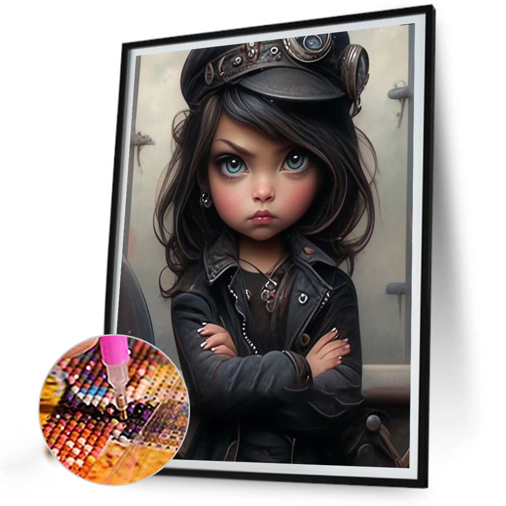 Diamond Painting - Full Square - cool girl (40*50CM)