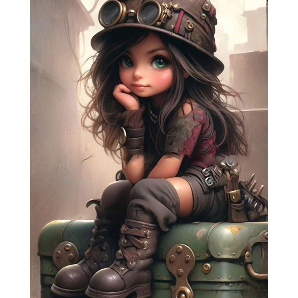 Diamond Painting - Full Square - cool girl (40*50CM)