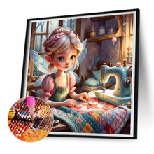 Load image into Gallery viewer, Diamond Painting - Full Round - sewing angel (30*30CM)