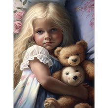 Load image into Gallery viewer, Diamond Painting - Full Round - sweet girl (30*40CM)