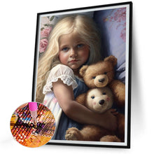 Load image into Gallery viewer, Diamond Painting - Full Round - sweet girl (30*40CM)