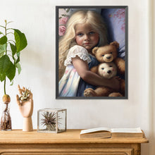 Load image into Gallery viewer, Diamond Painting - Full Round - sweet girl (30*40CM)