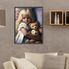 Load image into Gallery viewer, Diamond Painting - Full Round - sweet girl (30*40CM)