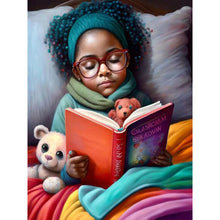 Load image into Gallery viewer, Diamond Painting - Full Round - black girl (30*40CM)