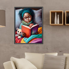 Load image into Gallery viewer, Diamond Painting - Full Round - black girl (30*40CM)