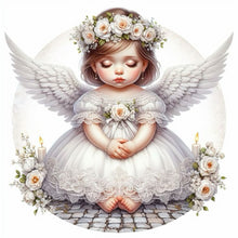 Load image into Gallery viewer, Diamond Painting - Full Round - angel child (40*40CM)
