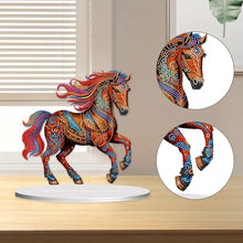 Load image into Gallery viewer, Diamond Painting Desktop Ornament Kit for Office Desktop Decor 20x25cm (Mustang)