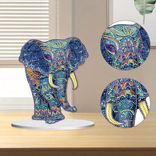 Load image into Gallery viewer, Diamond Painting Desktop Ornament Kit for Office Desktop Decor 20x25cm(Elephant)