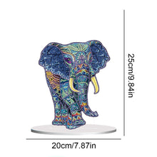 Load image into Gallery viewer, Diamond Painting Desktop Ornament Kit for Office Desktop Decor 20x25cm(Elephant)