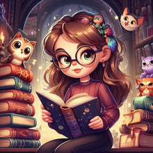 Load image into Gallery viewer, Diamond Painting - Full Round - girl (50*50CM)