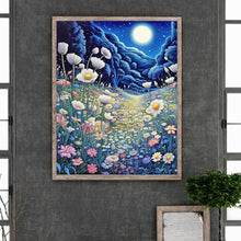 Load image into Gallery viewer, Diamond Painting - Full Round - Late night mountain wildflowers (40*50CM)