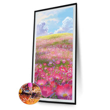 Load image into Gallery viewer, Diamond Painting - Full Round - Mountain wild flowers and trees (40*70CM)