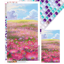 Load image into Gallery viewer, Diamond Painting - Full Round - Mountain wild flowers and trees (40*70CM)