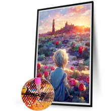 Load image into Gallery viewer, Diamond Painting - Full Round - The Little Prince and the Sunset Rose (40*60CM)