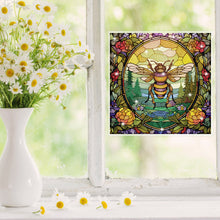 Load image into Gallery viewer, Diamond Painting Sticker Stained Glass Bee Diamonds Mosaic Stickers for Kid Gift