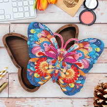 Load image into Gallery viewer, Wood DIY Diamond Painting Jewelry Organizer Box Kit for Adults Kids (Butterfly)