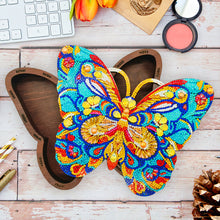Load image into Gallery viewer, Wood DIY Diamond Painting Jewelry Organizer Box Kit for Adults Kids (Butterfly)