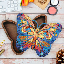 Load image into Gallery viewer, Wood DIY Diamond Painting Jewelry Organizer Box Kit for Adults Kids (Butterfly)