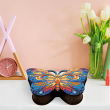 Load image into Gallery viewer, Wood DIY Diamond Painting Jewelry Organizer Box Kit for Adults Kids (Butterfly)