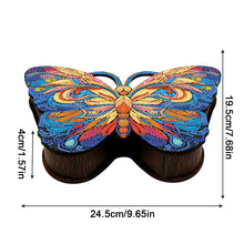 Load image into Gallery viewer, Wood DIY Diamond Painting Jewelry Organizer Box Kit for Adults Kids (Butterfly)