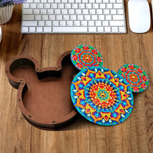 Load image into Gallery viewer, Wood DIY Diamond Painting Jewelry Organizer Box Kit for Adults Kids (Mandala)