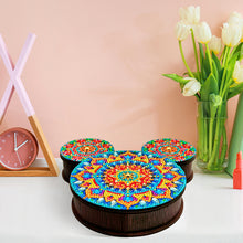 Load image into Gallery viewer, Wood DIY Diamond Painting Jewelry Organizer Box Kit for Adults Kids (Mandala)