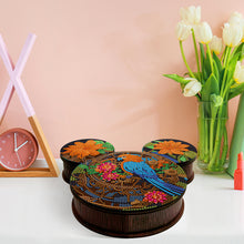Load image into Gallery viewer, Wood DIY Diamond Painting Jewelry Organizer Box Kit for Adults Kids(Flower Bird)