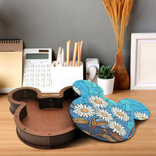 Load image into Gallery viewer, Wood DIY Diamond Painting Jewelry Organizer Box Kit for Adults Kids (Flower)