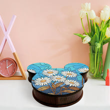 Load image into Gallery viewer, Wood DIY Diamond Painting Jewelry Organizer Box Kit for Adults Kids (Flower)