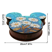Load image into Gallery viewer, Wood DIY Diamond Painting Jewelry Organizer Box Kit for Adults Kids (Flower)