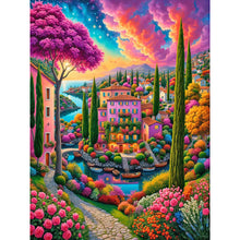Load image into Gallery viewer, Diamond Painting - Full Round - garden house (30*40CM)