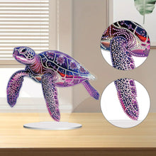 Load image into Gallery viewer, 5D Diamond Painting Desktop Ornament for Home Office Desktop Decor (Sea Turtle)