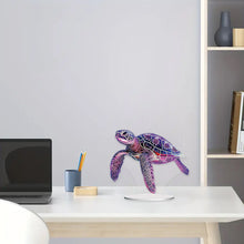 Load image into Gallery viewer, 5D Diamond Painting Desktop Ornament for Home Office Desktop Decor (Sea Turtle)