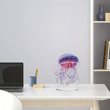 Load image into Gallery viewer, 5D Diamond Painting Desktop Ornament for Home Office Desktop Decor (Jellyfish)