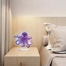 Load image into Gallery viewer, 5D Diamond Painting Desktop Ornament for Home Office Desktop Decor (Octopus)
